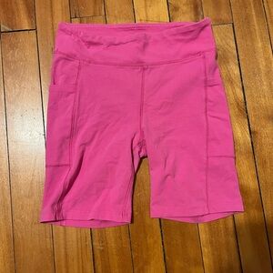 J. Crew Vibrant Pink Bike Shorts